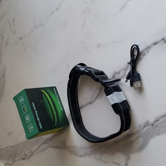 Mutovlin Light Up Bluetooth APP Multiple RGB Colors Led Dog Collar Size Large - Picture 9 of 12